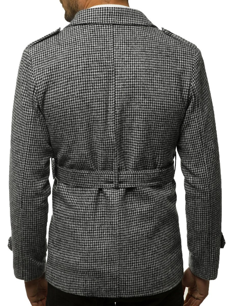 Пальто чоловіче Сiро-Чорний OZONEE O/5627