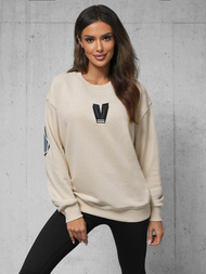Bluza oversize beżowa OZONEE O/SWE23034Z