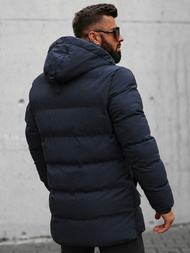 Kurtka zimowa męska pikowana granatowa OZONEE N/7330Z