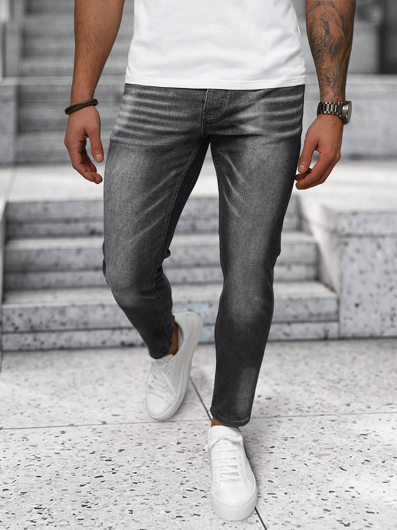 Чоловічі джинси Графітові OZONEE NB/MP0199GS