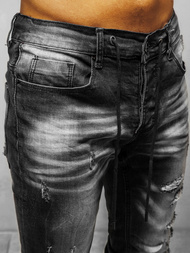 Джинси чоловічі Чорнi OZONEE NB/MP0005N