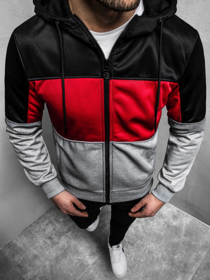 Bluza męska szara OZONEE JS/YD88012Z