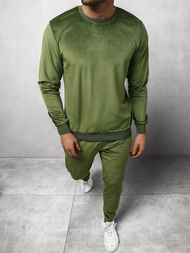 Komplet dresowy męski khaki OZONEE O/12130