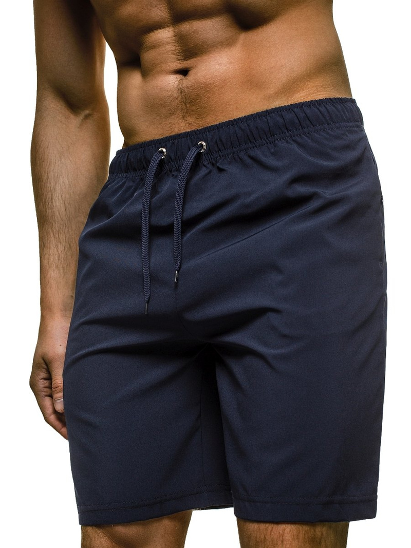 Spodenki kąpielowe męskie granatowe OZONEE JS/HH037/4