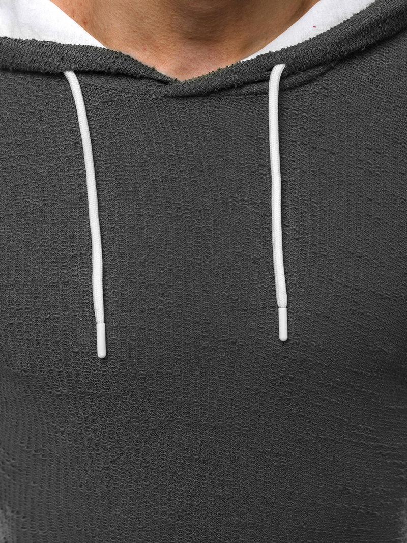 Tолстовка чоловіча Темно-сіра OZONEE O/1252