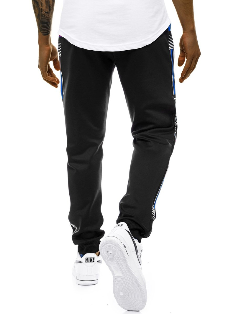 Штани спортивні чоловічі Чорно-Синiй OZONEE JS/AM120