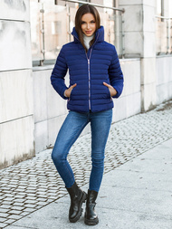 Kurtka przejściowa damska granatowa OZONEE JS/M23063/6Z