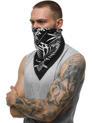 Bandana męska czarna OZONEE BND106