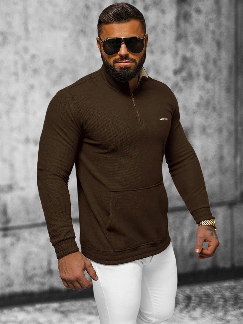 Толстовка чоловіча Коричнева OZONEE O/TB2302