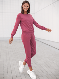 Жіночий спортивний костюм з двох частин Рожевий OZONEE O/MB2037/21