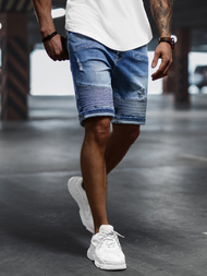 Spodenki męskie jeansowe niebieskie OZONEE NB/MP0033BZ