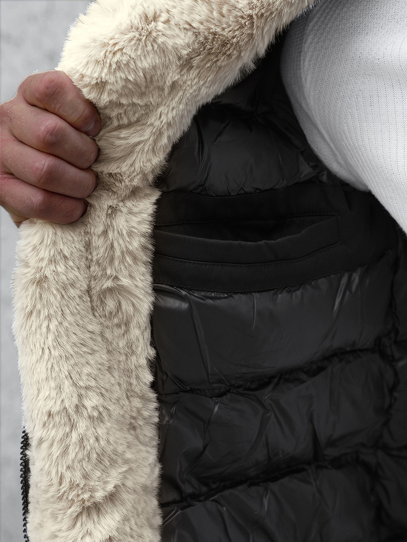 Куртка зимова чоловіча Чорна OZONEE JS/22M51/392