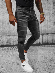 Spodnie jeansowe męskie czarne OZONEE NB/MP0141N