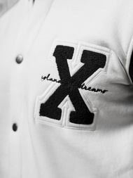 Толстовка чоловіча біла OZONEE O/TB9114