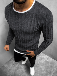 Sweter męski grafitowy OZONEE MACH/2137Z