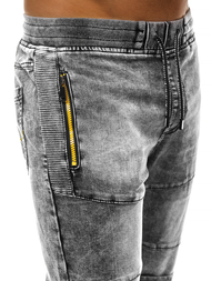 Шорти джинсові чоловічі Темно-сірі OZONEE RF/HY348