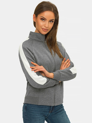 Bluza damska grafitowa OZONEE JS/B26038