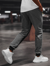 Spodnie dresowe męskie grafitowe OZONEE JS/68K10357Z