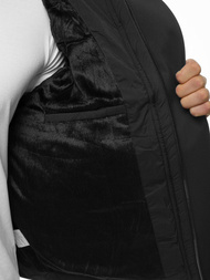 Kurtka zimowa męska czarna OZONEE JS/J1901