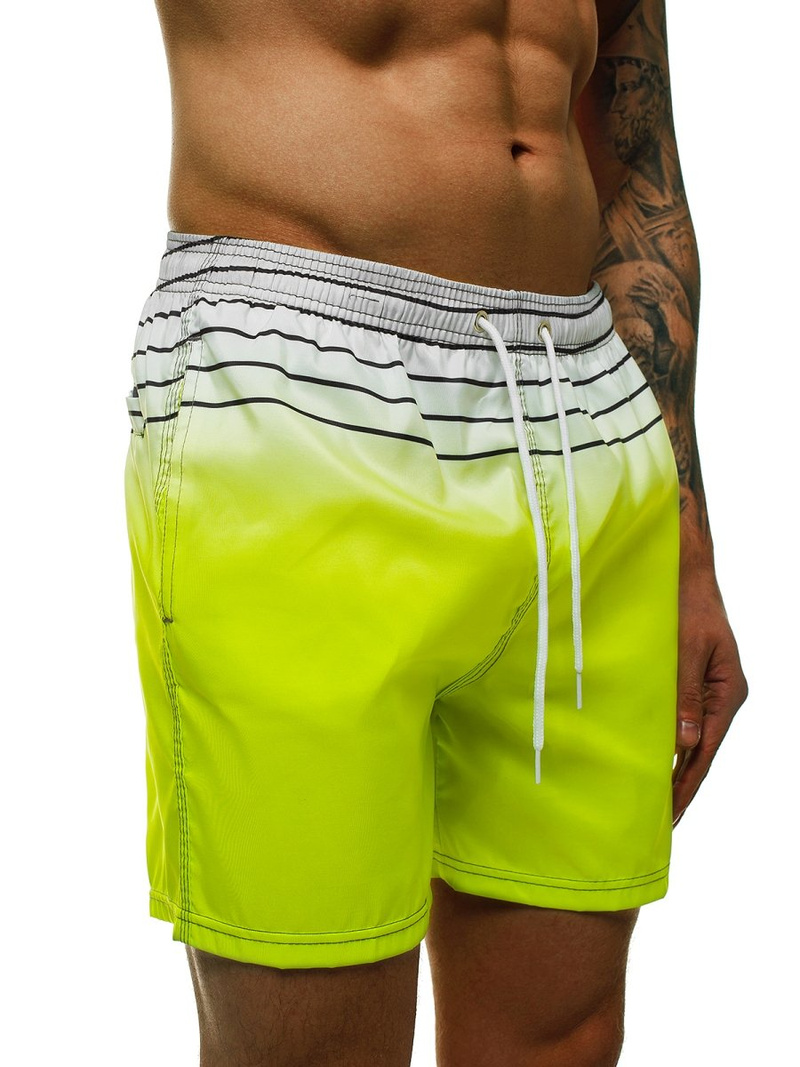 Spodenki kąpielowe męskie zielone OZONEE JS/YW02009-8