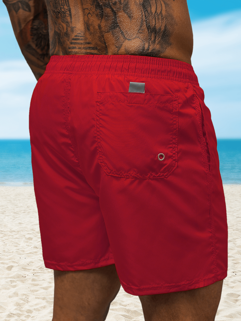 Шорти для плавання чоловічі червонi OZONEE JS/XL019/5