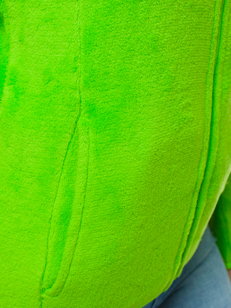 Bluza rozpinana damska zielony-neon OZONEE JS/HH001/44