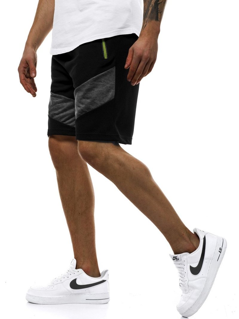 Spodenki męskie czarne OZONEE JS/KS2515