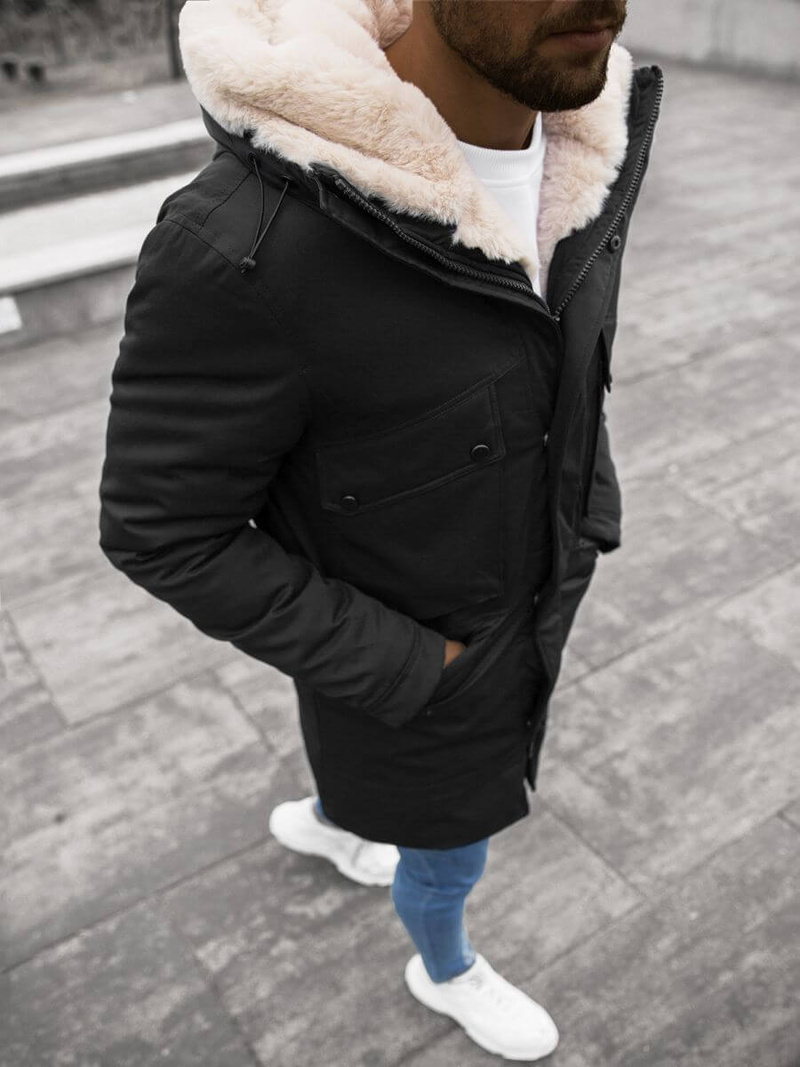 Куртка зимова чоловіча Чорна OZONEE JS/22M115/1