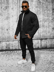 Kurtka męska czarna OZONEE O/G3035