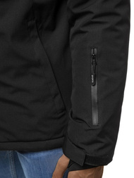 Kurtka zimowa męska czarna OZONEE O/9802