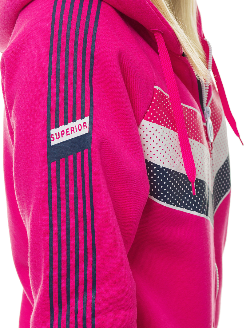 Bluza rozpinana damska różowa OZONEE JS/KSW3005