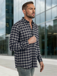 Cорочка чоловіча tемно-cиня OZONEE V/V173