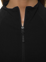 Bluza damska rozpinana czarna OZONEE JS/HD152/1