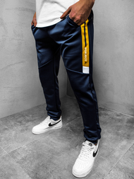 Spodnie dresowe męskie granatowe OZONEE JS/AM117Z