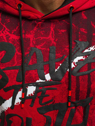 Толстовка чоловіча Червона OZONEE JS/DD267Z