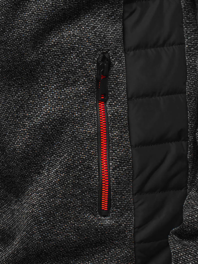 Kurtka męska czarna OZONEE JS/KS2158