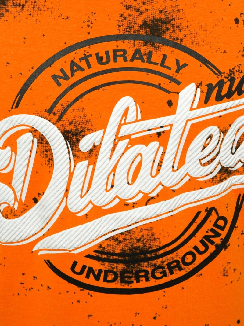 T-Shirt męski bez rękawów pomarańczowy OZONEE JS/KS2086