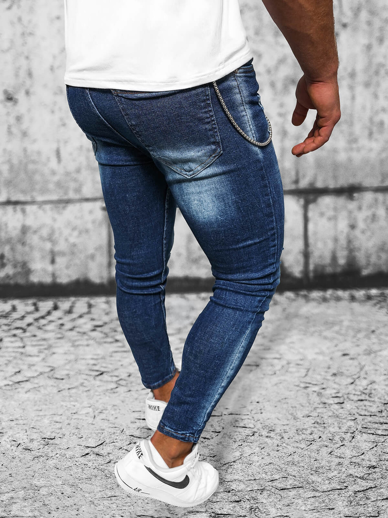 Чоловічі джинси Темно-Cинi OZONEE O/MB462