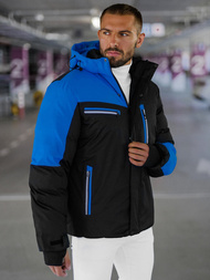 Kurtka zimowa męska niebieska OZONEE JS/91M9903/184