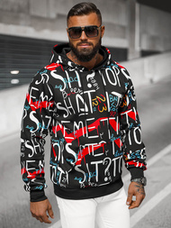 Толстовка чоловіча чорна OZONEE JS/8B1233/3