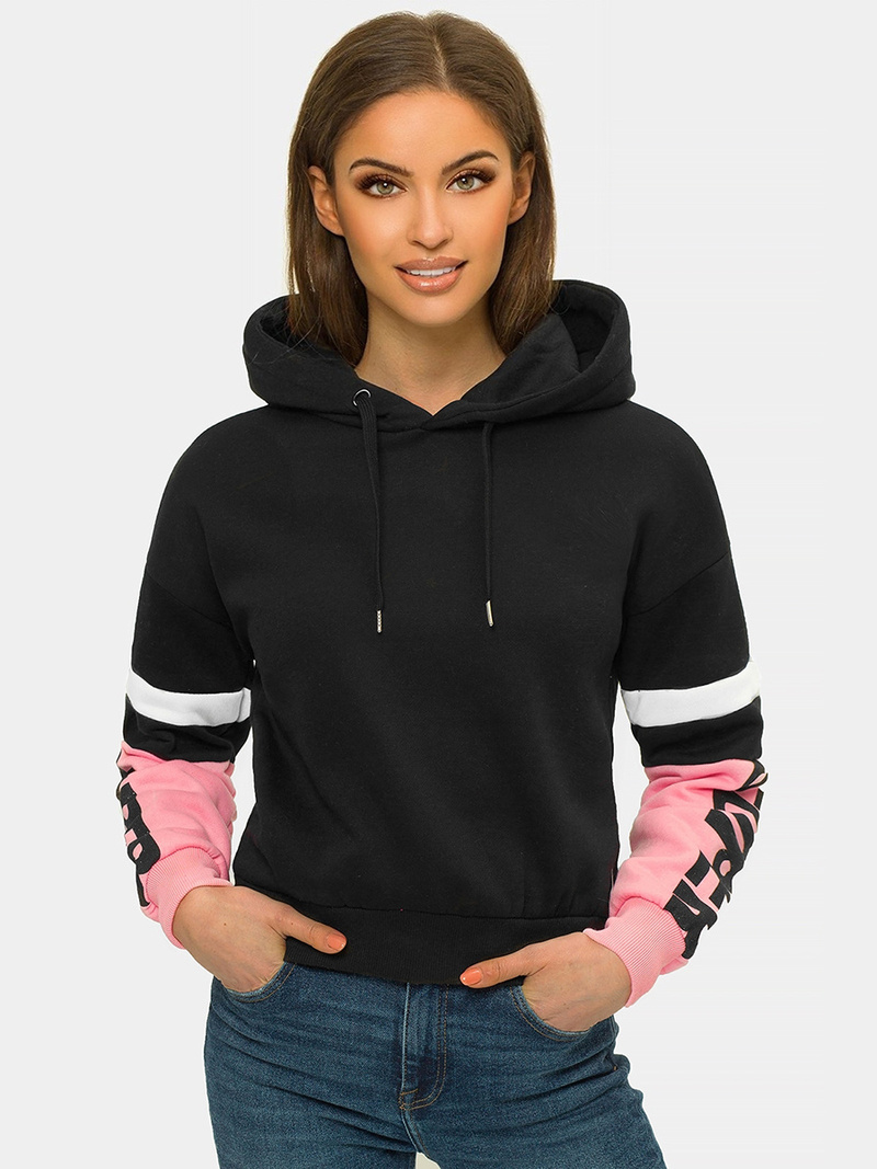 Жіноча Толстовка Чорна OZONEE JS/B26029