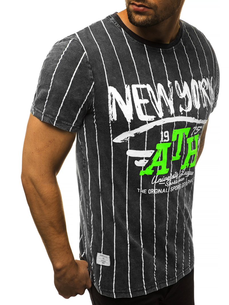 Футболка чоловіча Графiтова OZONEE HFM/017