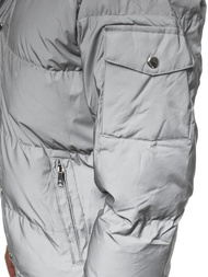 Kurtka męska zimowa srebrna OZONEE JB/JP1167