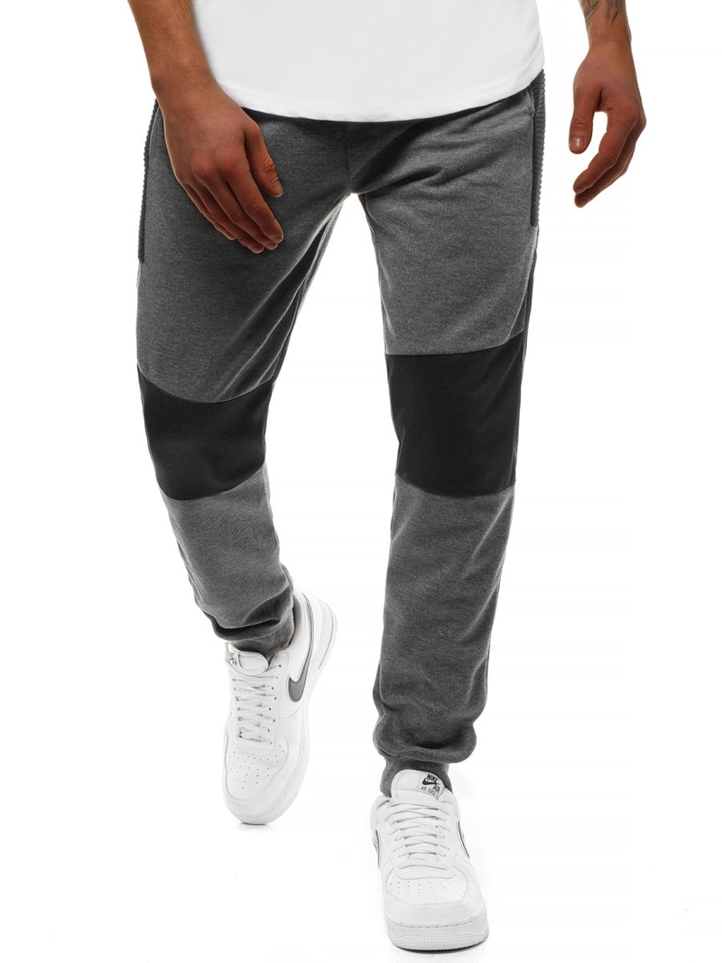 Штани спортивні чоловічі Темно-сірі OZONEE JS/JZ11015
