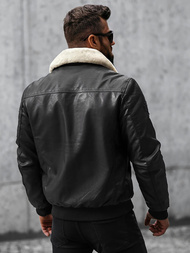 Kurtka męska pilotka czarna O/4811Z