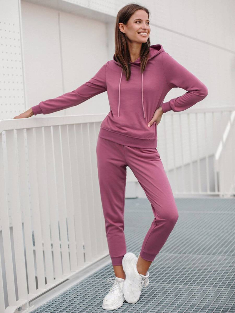 Komplet dresowy dwuczęściowy różowy OZONEE O/MB2036/21