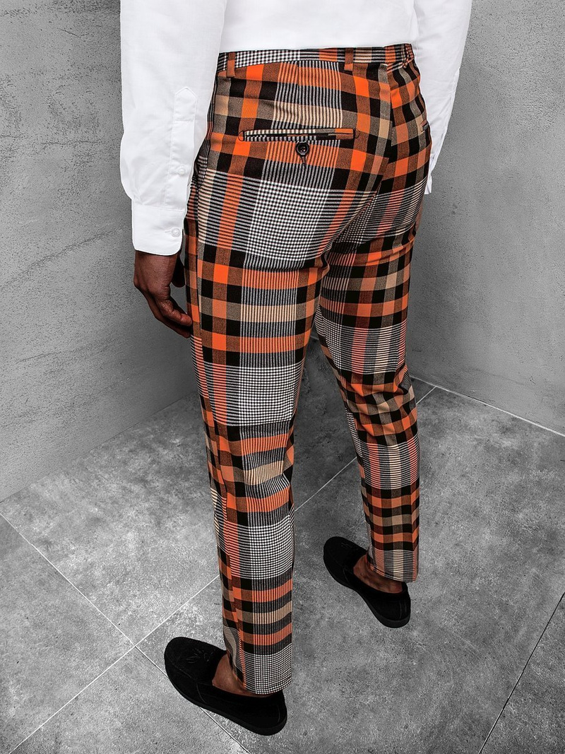 Штани чоловічі Чорно-Помаранчевi OZONEE DJ/5588