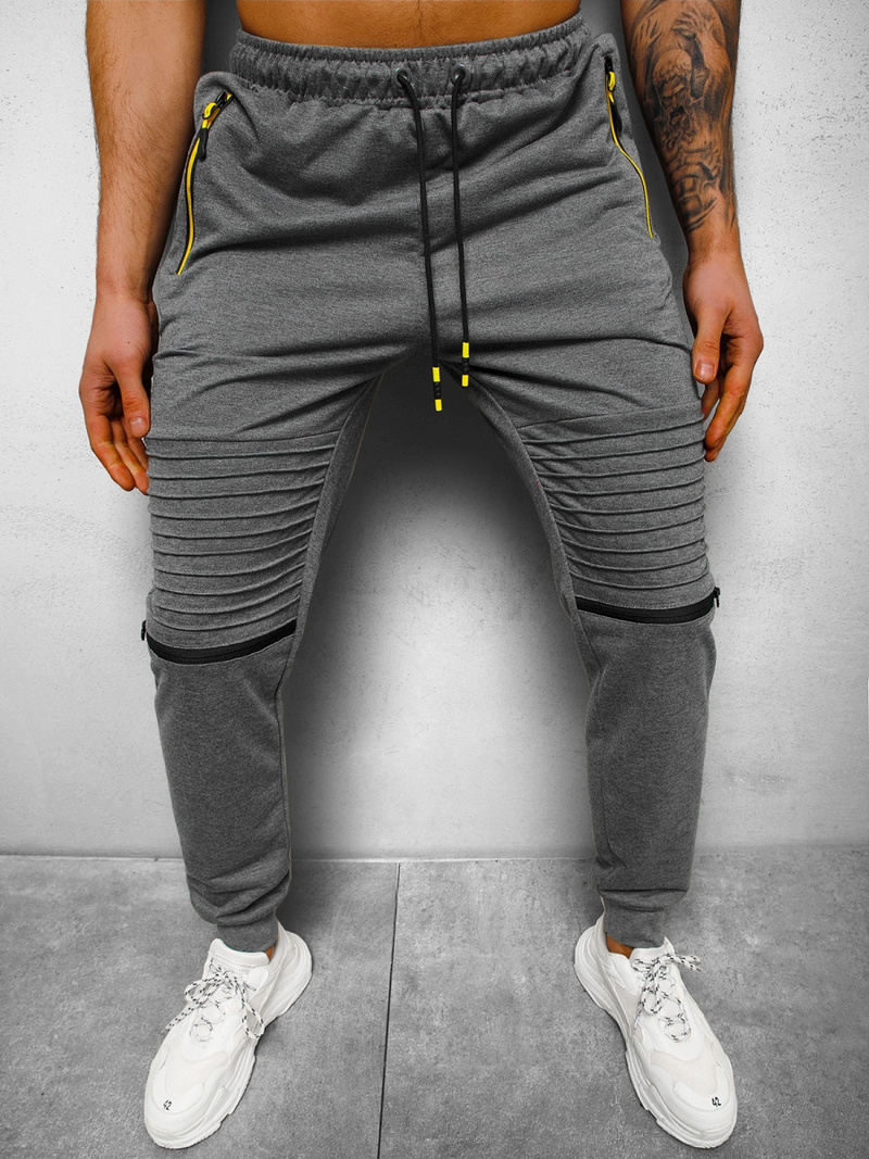 Штани спортивні чоловічі графіт OZONEE JS/68K10330