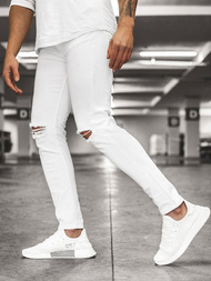 OZONEE B/8021 Штани чоловічі Бiлi