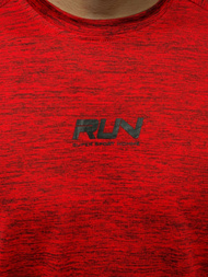 T-Shirt męski czerwony OZONEE JS/KS2101